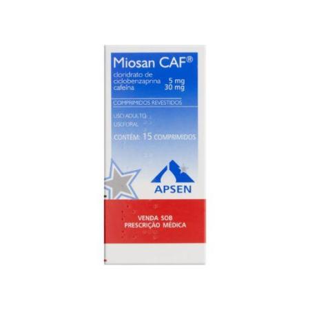 MIOSAN CAF 5MG/30MG C/15 COMPRIMIDOS