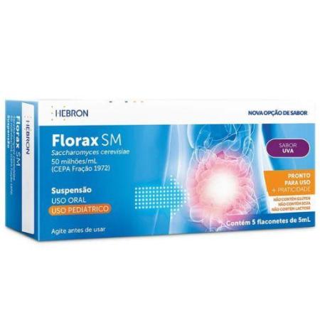 FLORAX SM 50 MILHÕES/ML C/5 FLACONETES DE 5ML