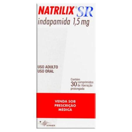 NATRILIX SR 1,5MG C/30 COMPRIMIDOS DE LIBERAGAO PROLONGADA