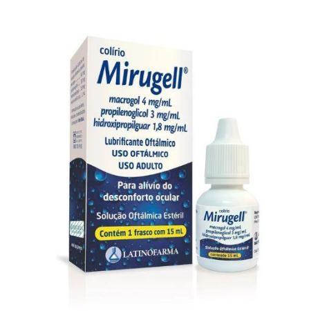 MIRUGELL SOLUÇÃO OFTALMICA 15ML