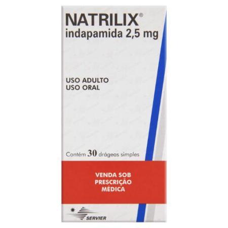 NATRILIX 2,5MG C/30 DRÁGEAS