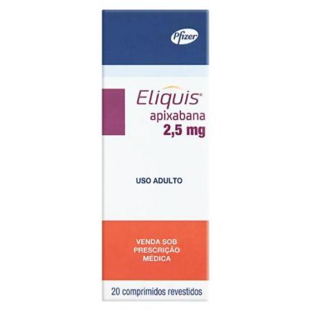 ELIQUIS 2,5 MG C/20 COMPRIMIDOS