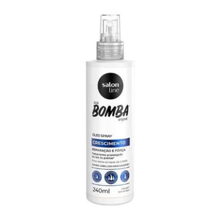  ÓLEO SPRAY SOS BOMBA CRESCIMENTO ORIGINAL SALON LINE 240ML