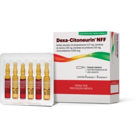 DEXA-CITONEURIN NFF INJETAVEL C/3 DOSES
