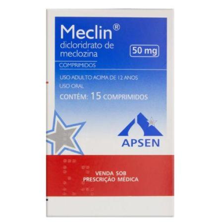 MECLIN 50MG C/15 COMPRIMIDOS
