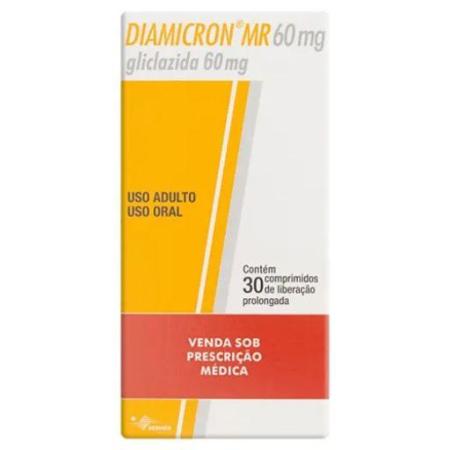DIAMICRON MR 60MG LIBERAÇÃO PROLONGADA C/30 COMPRIMIDOS
