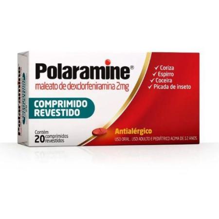 POLARAMINE 2MG C/20 COMPRIMIDOS