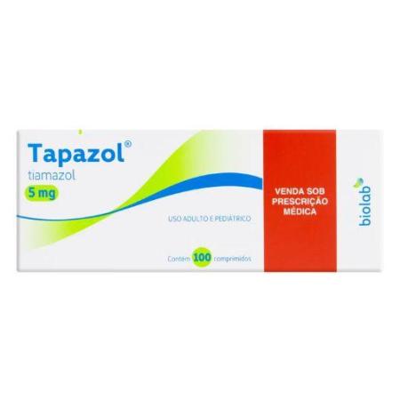 TAPAZOL 5MG C/100 COMPRIMIDOS