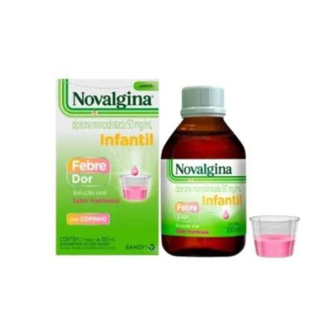 NOVALGINA INFANTIL SOLUÇÃO SABOR FRAMBOESA 100ML