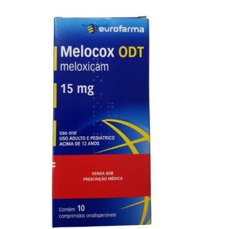 MELOCOX ODT 15MG C/10 COMPRIMIDOS ORODISPERSIVEIS 