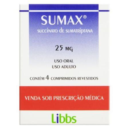 SUMAX 25MG C/4 COMPRIMIDOS 