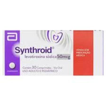 SYNTHROID 50MCG C/30 COMPRIMIDOS