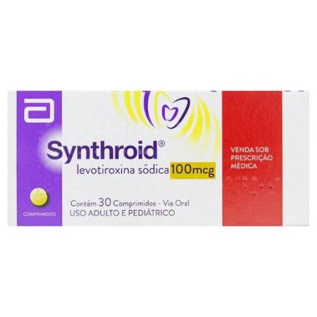 SYNTHROID 100MCG C/30 COMPRIMIDOS