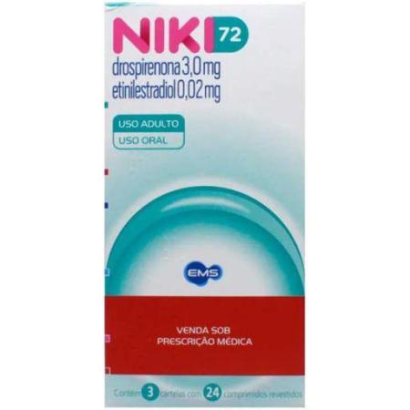 NIKI 3,0MG/0,02MG C/72 COMPRIMIDOS 