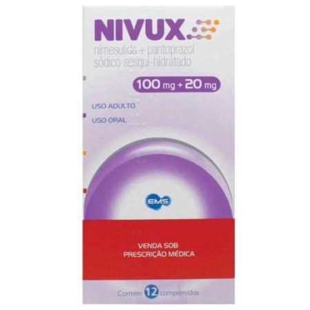 NIVUX 100MG/20MG C/12 COMPRIMIDOS
