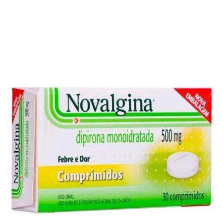 NOVALGINA 500MG C/30 COMPRIMIDOS