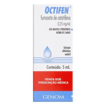 OCTIFEN 0,25MG/ML SULUÇÃO OFTÁLMICA 5ML