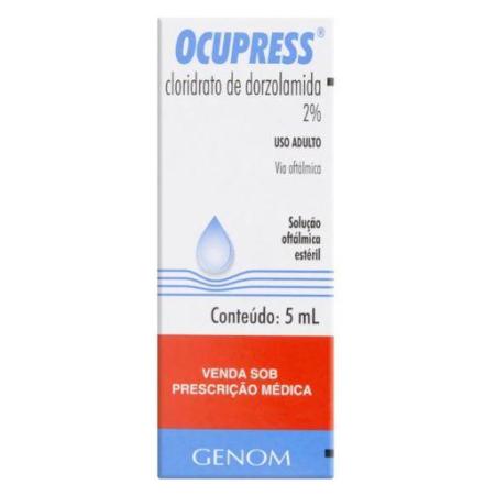 OCUPRESS 2% SOLUÇÃO OFTÁLMICA 5ML