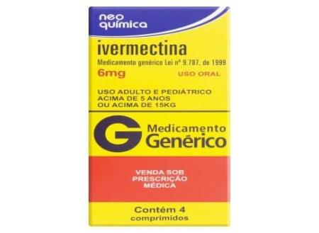 IVERMECTINA C/4 NEO QUÍMICA