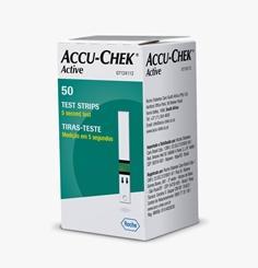 TIRAS GLICOSE ACCU CHEK ACTIVE C/50