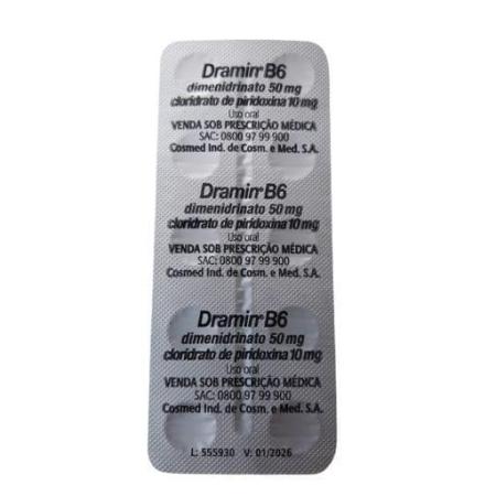 DRAMIN B6 50MG C/10