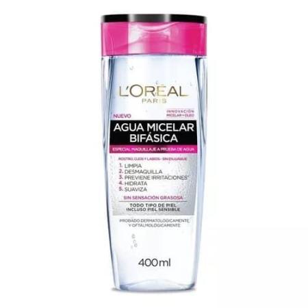 ÁGUA MICELAR BIFÁSICA LOREAL 400ML
