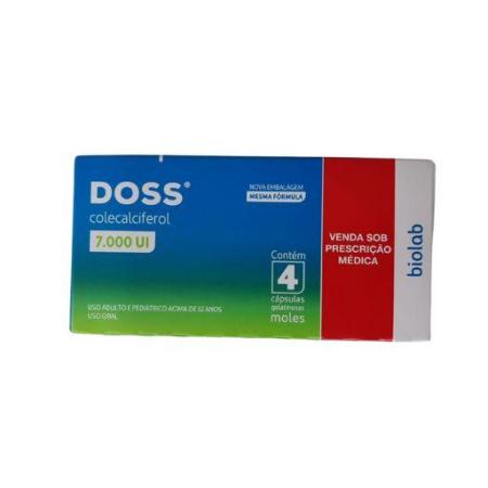 DOSS 7.000Ul C/4 CÁPSULAS MOLES 